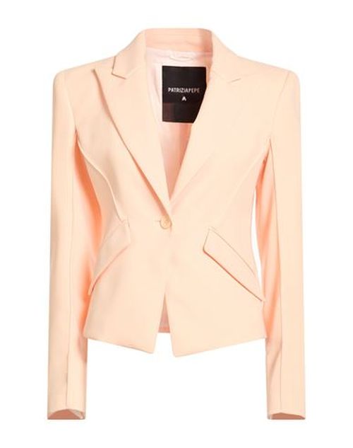 Woman Blazer Apricot Size 6 Polyester, Elastane