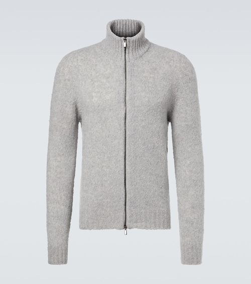 Wool and cashmere-blend cardigan