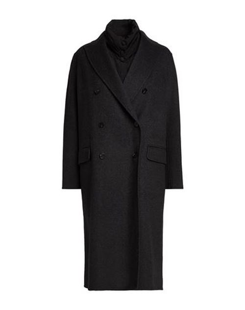 Paltò Woman Coat Charcoal Size 12 Wool