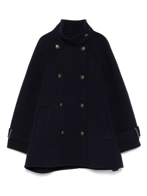 Double-breasted coat - Blue