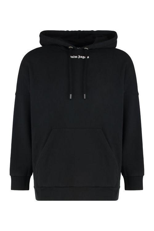 Hooded Cotton Sweatshirt with Logo