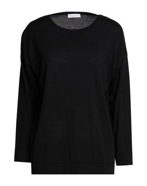 Woman Sweater Black Size 10 Wool, Silk, Cashmere