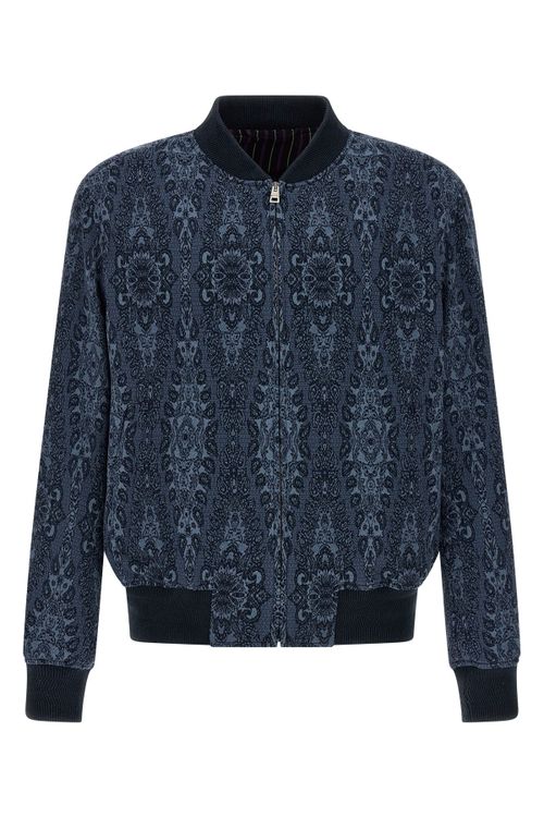 Jacquard Bomber Jacket