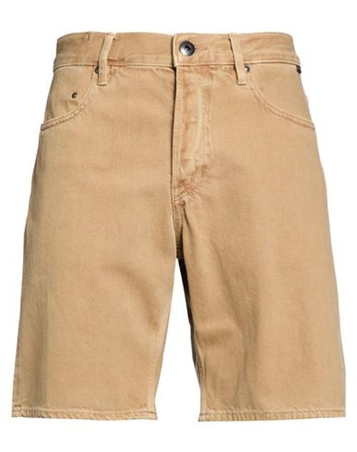 Man Denim shorts Camel Size 33 Cotton, Recycled cotton