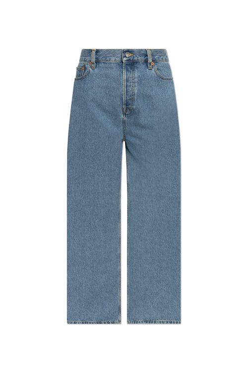 High-waisted Jeans