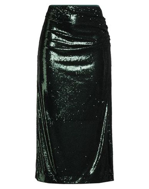 Woman Midi skirt Green Size 4 Polyester