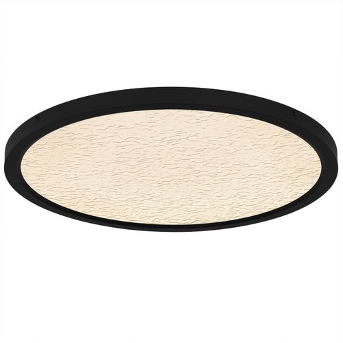Earth Black LED Flush Mount from the Outskirts Collection