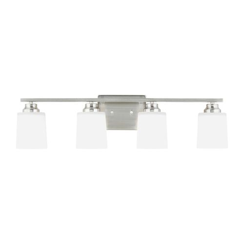 Brushed Nickel Wall Bathroom Bathroom Vanity Lightroom Bathroom Bathroom Vanity Lightroom Bathroom Vanity Light Sconce from the Vinton Collection