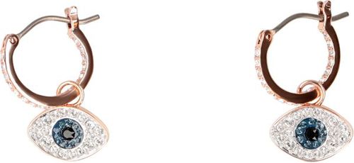 Swarovski Evil Eye Pendant Hoop Earrings