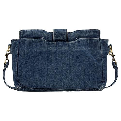 Vernetta Woven Denim Crossbody