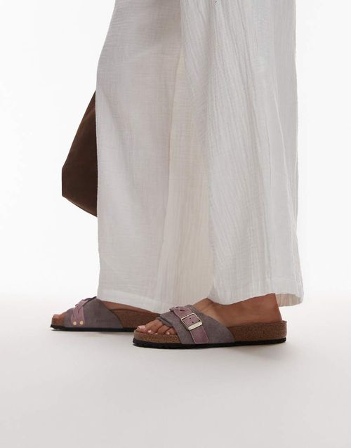 Birkenstock braided Oita sandals in faded purple