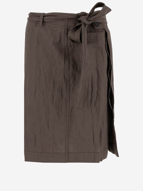 Wrap Skirt Made Of Cotton Blend