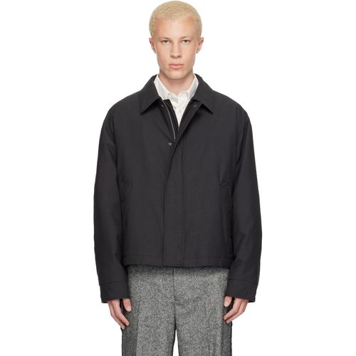 Gray Insulated Cotton Wool Jacket