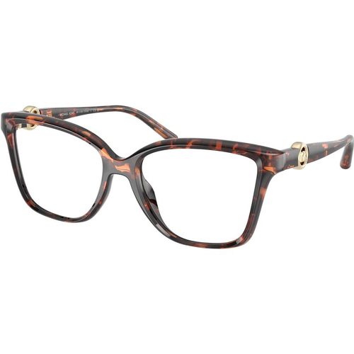 Michael Kors Mujer Michael Kors MK4180U KOBE 4031 Monturas ópticas Inyectado Tortuga Transparente Cuadrada Norma
