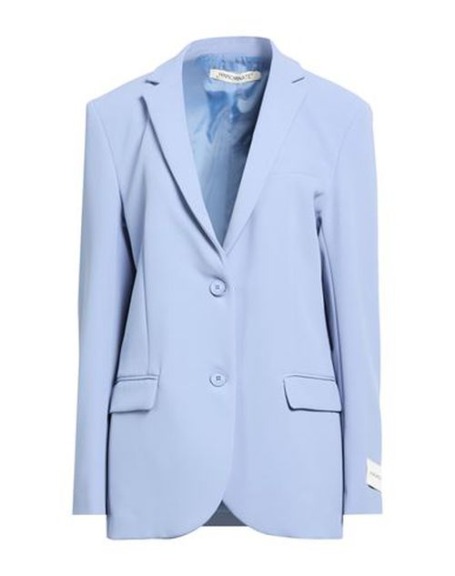 Woman Blazer Sky blue Size M Polyester, Elastane