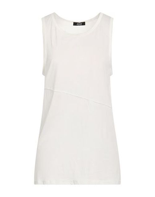 Woman Tank top White Size S Cotton