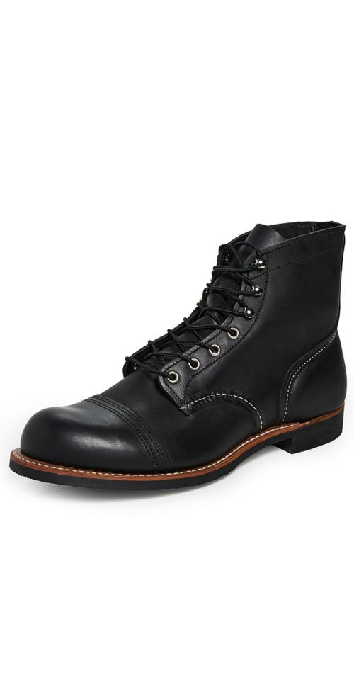 Iron Ranger Harness Leather Boots Black Harness
