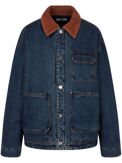 Denim down jacket - Blue
