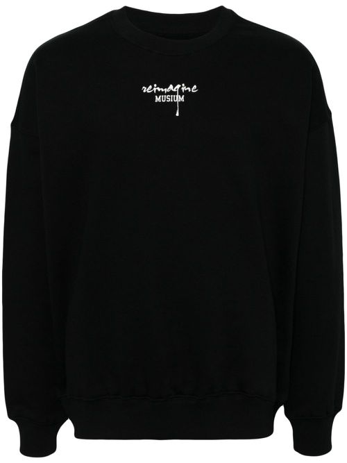 Graphic print sweatshirt - Black
