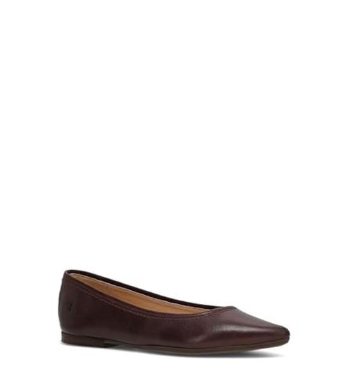 Frye Heather Ballet Flats for Women - Comfortable Leather Slip-On Shoes with Flexible Sole