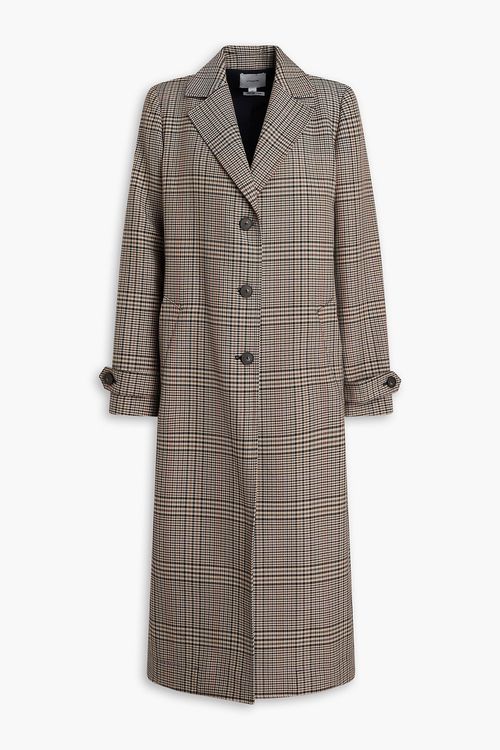 Houndstooth wool-blend coat - Neutral - M