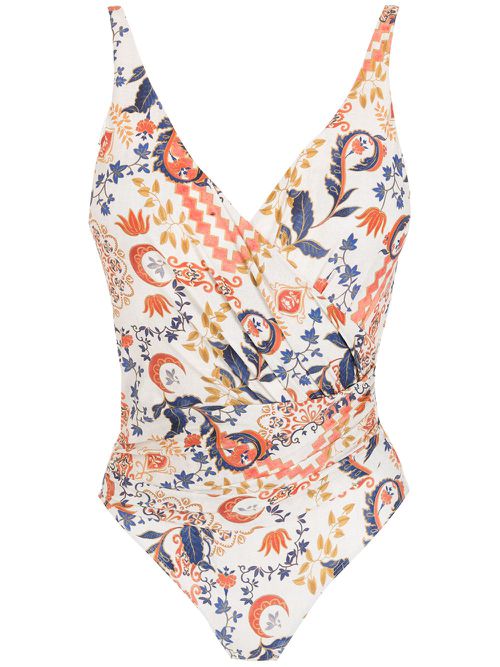 Maisa floral-print swimsuit - Neutrals