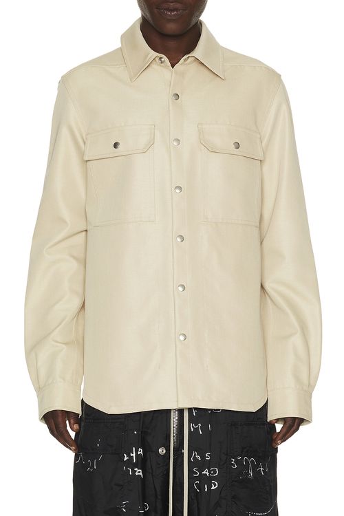 Rick Owens Outershirt in Crea