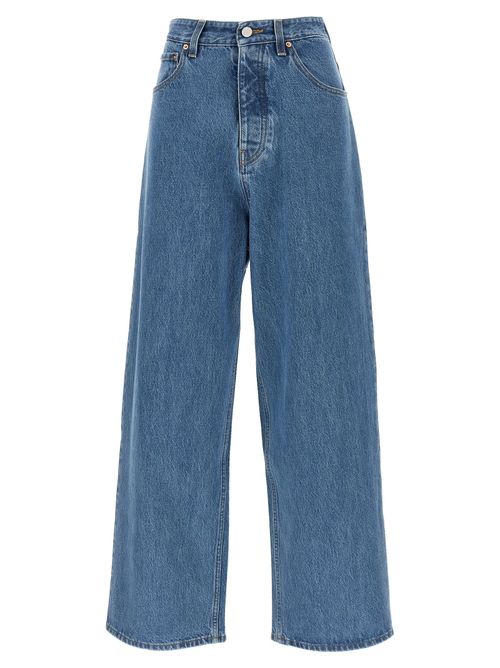 Relaxed Fit Denim Jeans — Blue