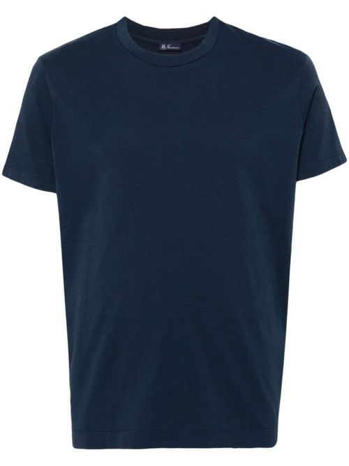 Navy Blue Roundneck Solid T-Shirt