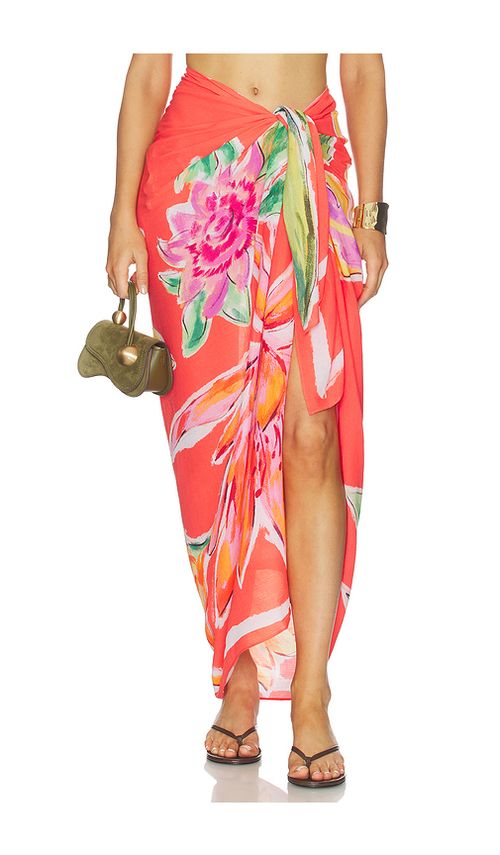 Seafolly Hothouse Floral Sarong in Cora