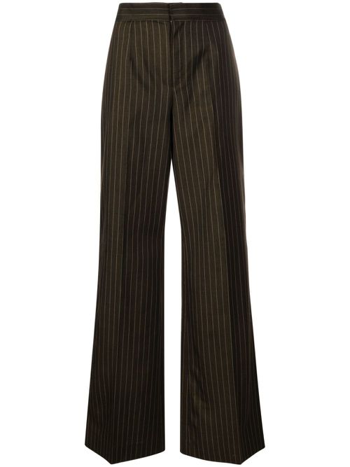 The Thong striped trousers - Brown