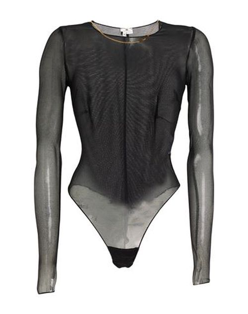 Woman Bodysuit Black Size 6 Polyamide, Elastane