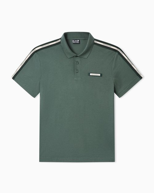 Logo Series cotton-jersey polo shirt