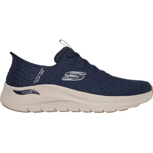 Men's Wide Fit Skechers 232462 Slip-ins Arch Fit 2.0 Look Ahead Trainers, Navy / / 2E