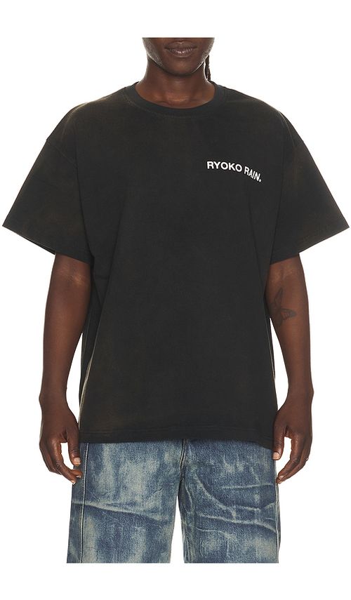 Ryoko Rain Poet Silhouette Tee in Black. XL/1X. Also in S
