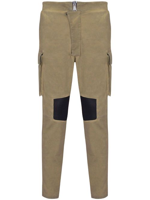 Tapered-leg trousers - Brown