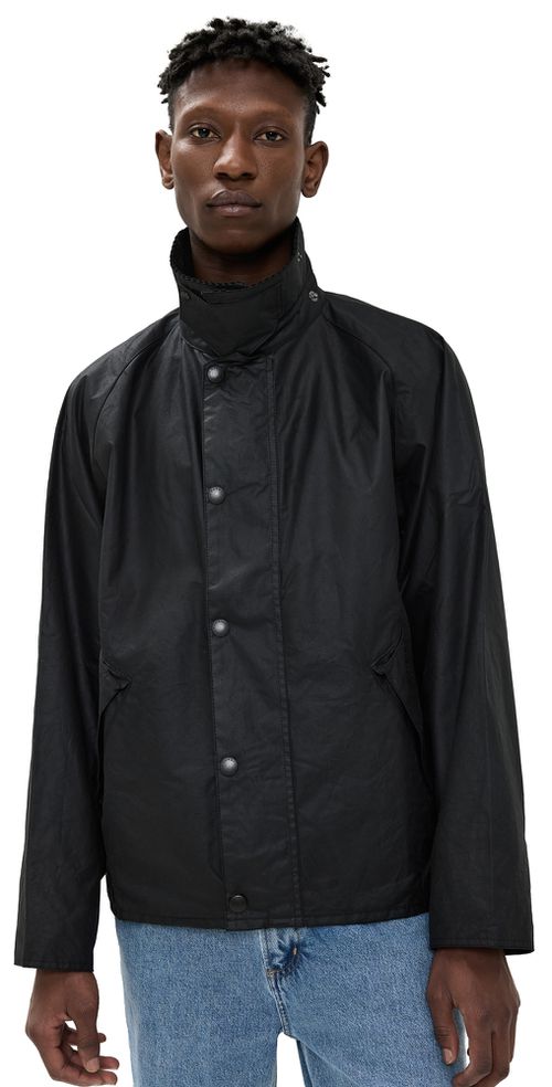 OS Transport Wax Jacket Black