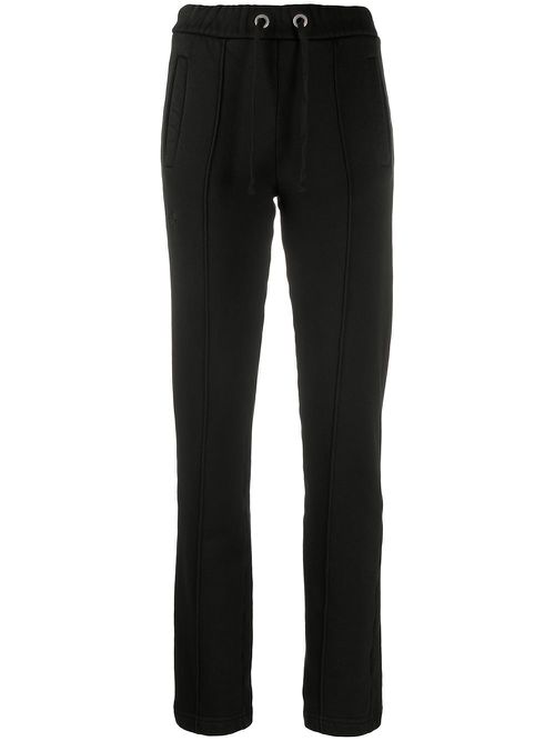 Drawstring-waist track pants - BLACK BLACK