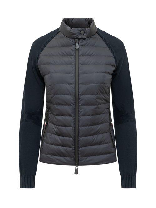 Quilted Zip Cardigan