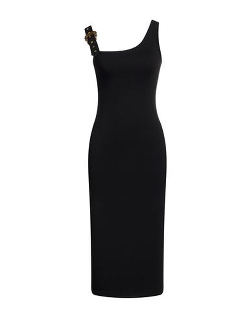 Woman Midi dress Black Size 10 Viscose, Polyamide, Elastane