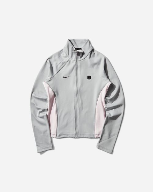 Women s Shox Full-Zip Longsleeve Top Wolf Grey / Pearl Pink