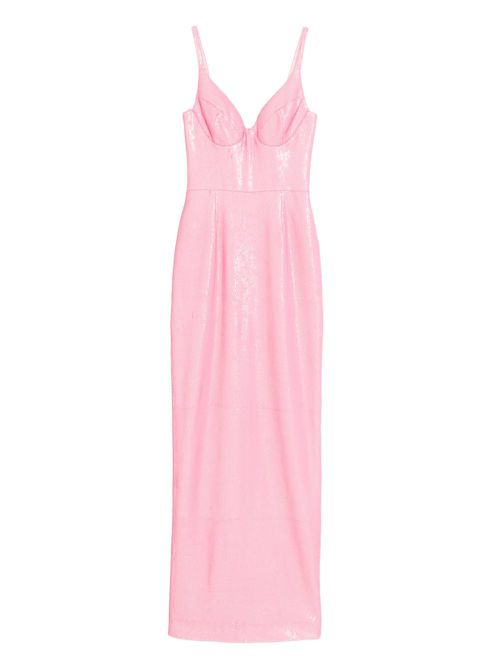 Sequin-embellished maxi dress - Pink
