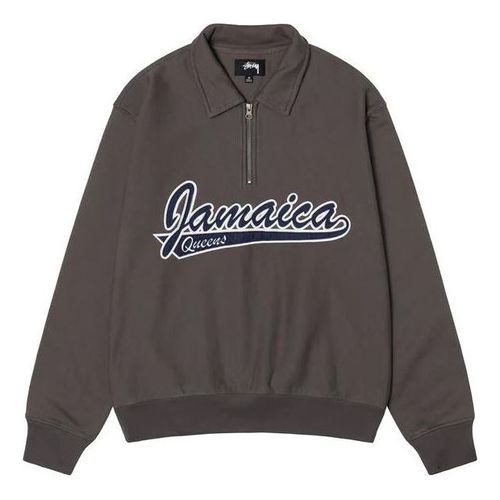 X Denim Tears Half Zip Fleece 'Charcoal'