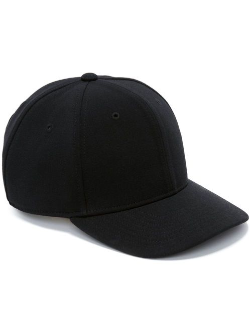 Logo-embroidered cap - Black