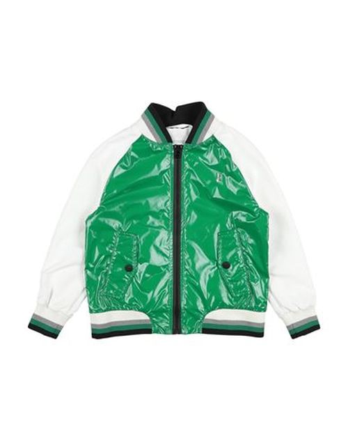 Kid Jacket Green Size 12 Polyamide, Polyurethane coated, Polyester, Cotton