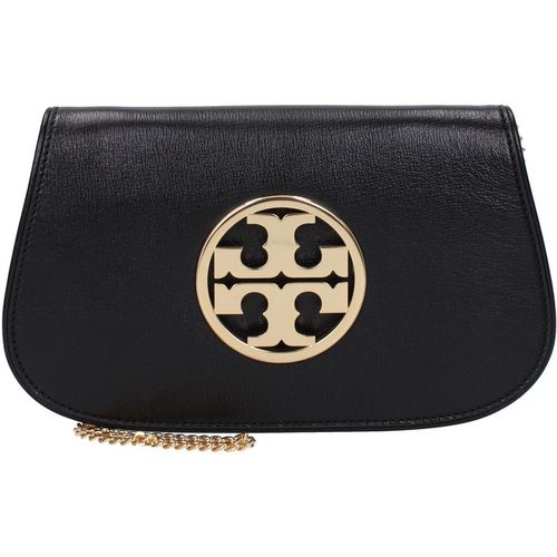 Tory Burch Reva Pochette Women's Leather Black
