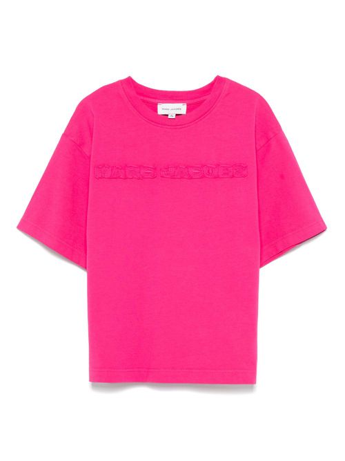 Logo-patch T-shirt - Pink