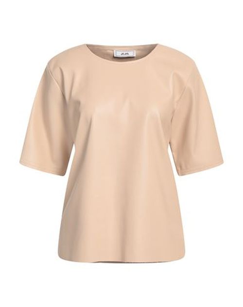 Woman Top Beige Size 6 Polyester, Polyurethane coated
