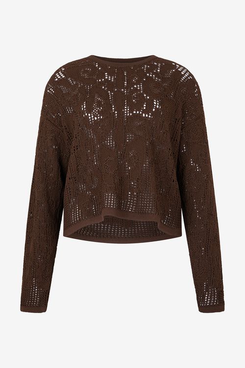 Crochet Effect Sweater