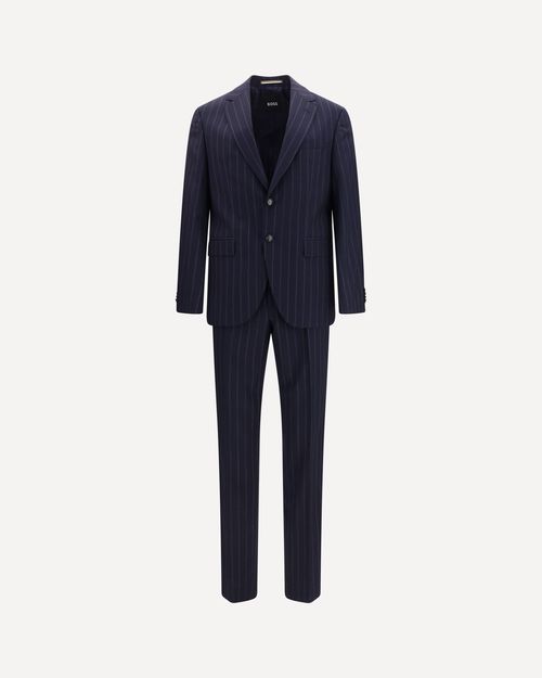 Striped virgin wool Suit Male 60